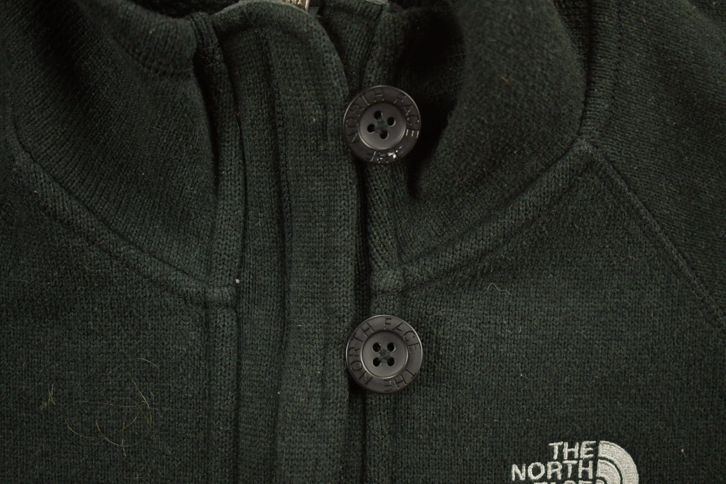 Vintage 1990s North Face Button Fleece Zip Up Sweater Women's XS from propervintagecanada
