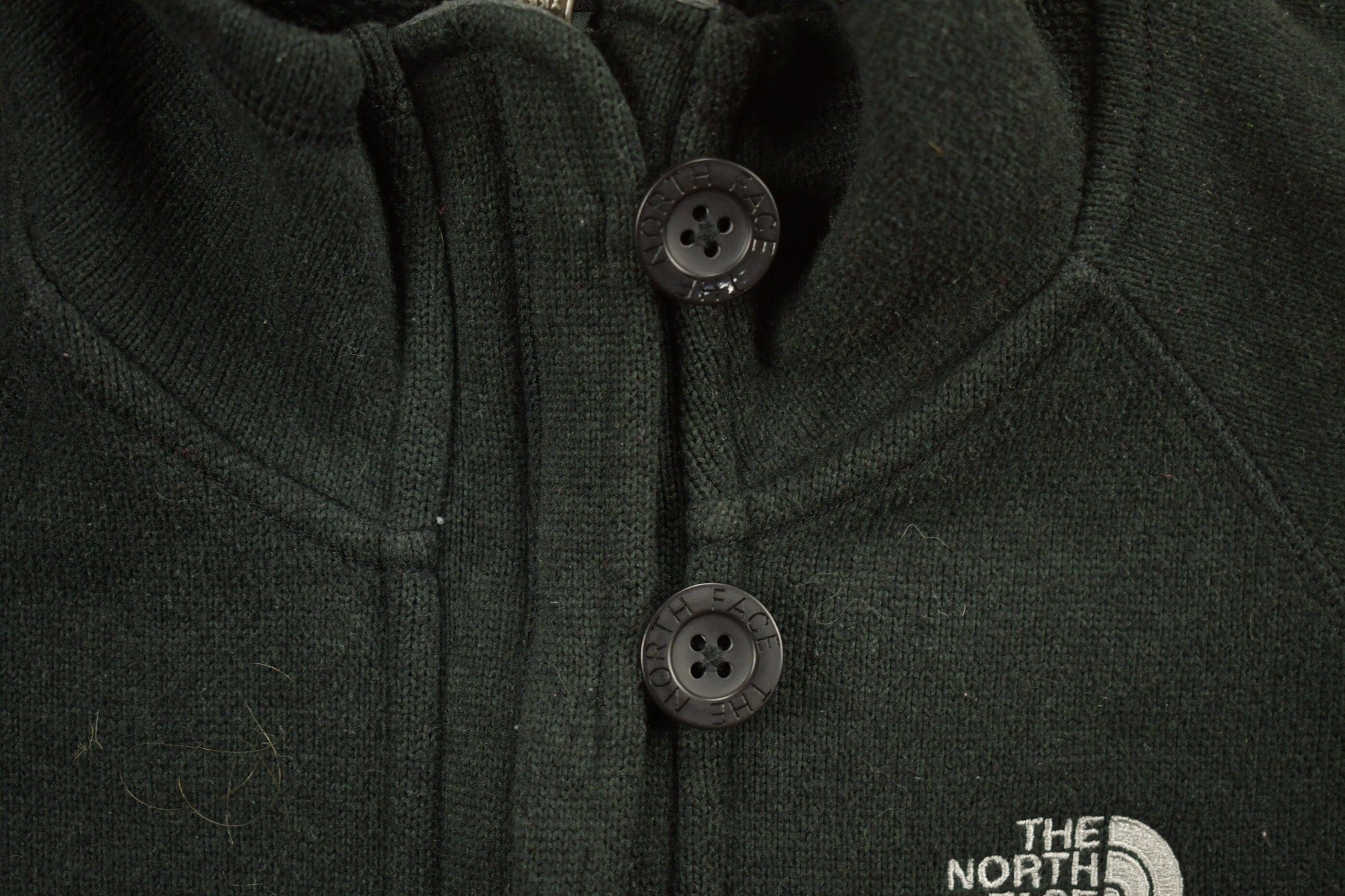 Vintage 1990s North Face Button Fleece Zip Up Sweater Women's XS from propervintagecanada