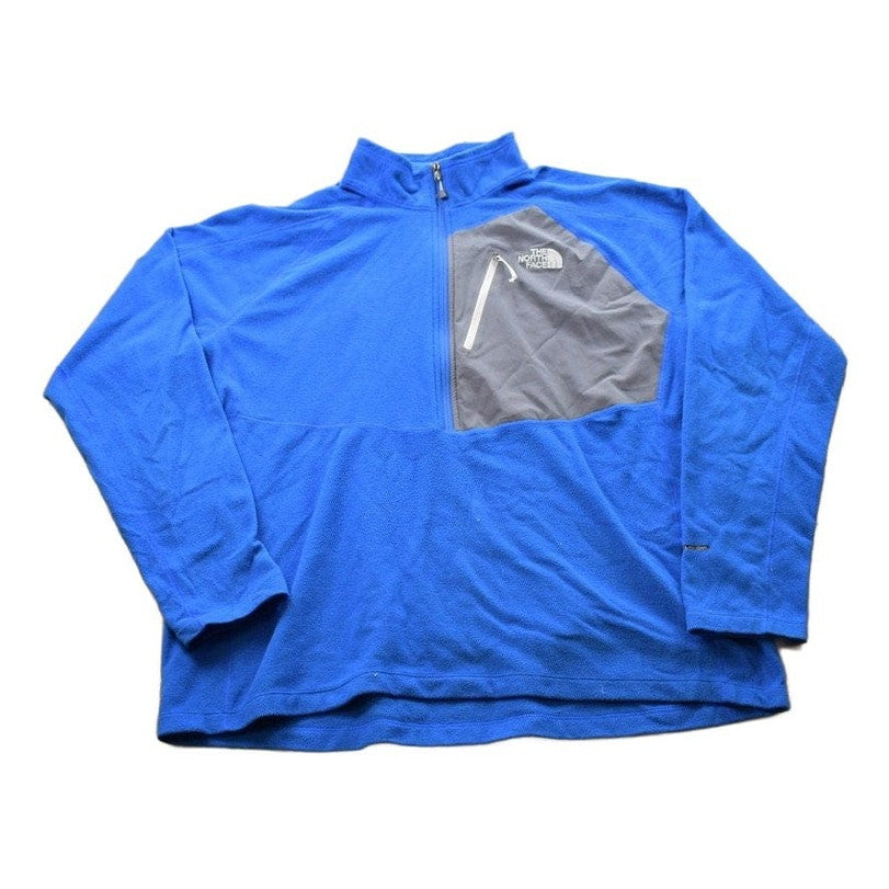 Vintage 1990s North Face FlashDry Fleece Half Zip Sweater Men's 2XL from propervintagecanada
