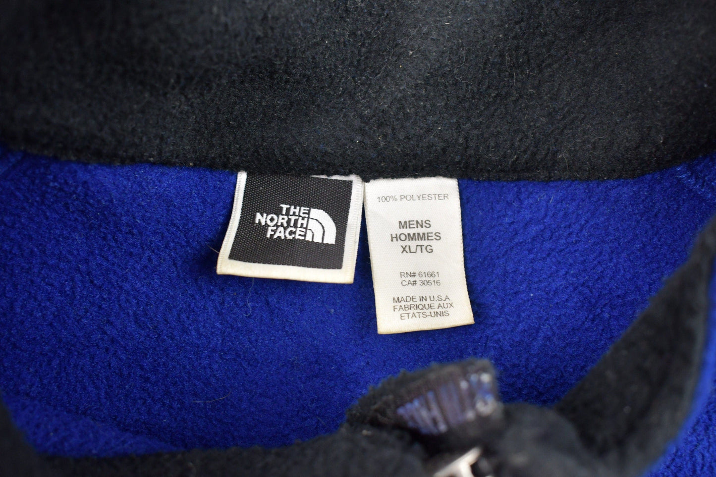 Vintage 1990s North Face Fleece Sweater Vest Men's 2XL from propervintagecanada