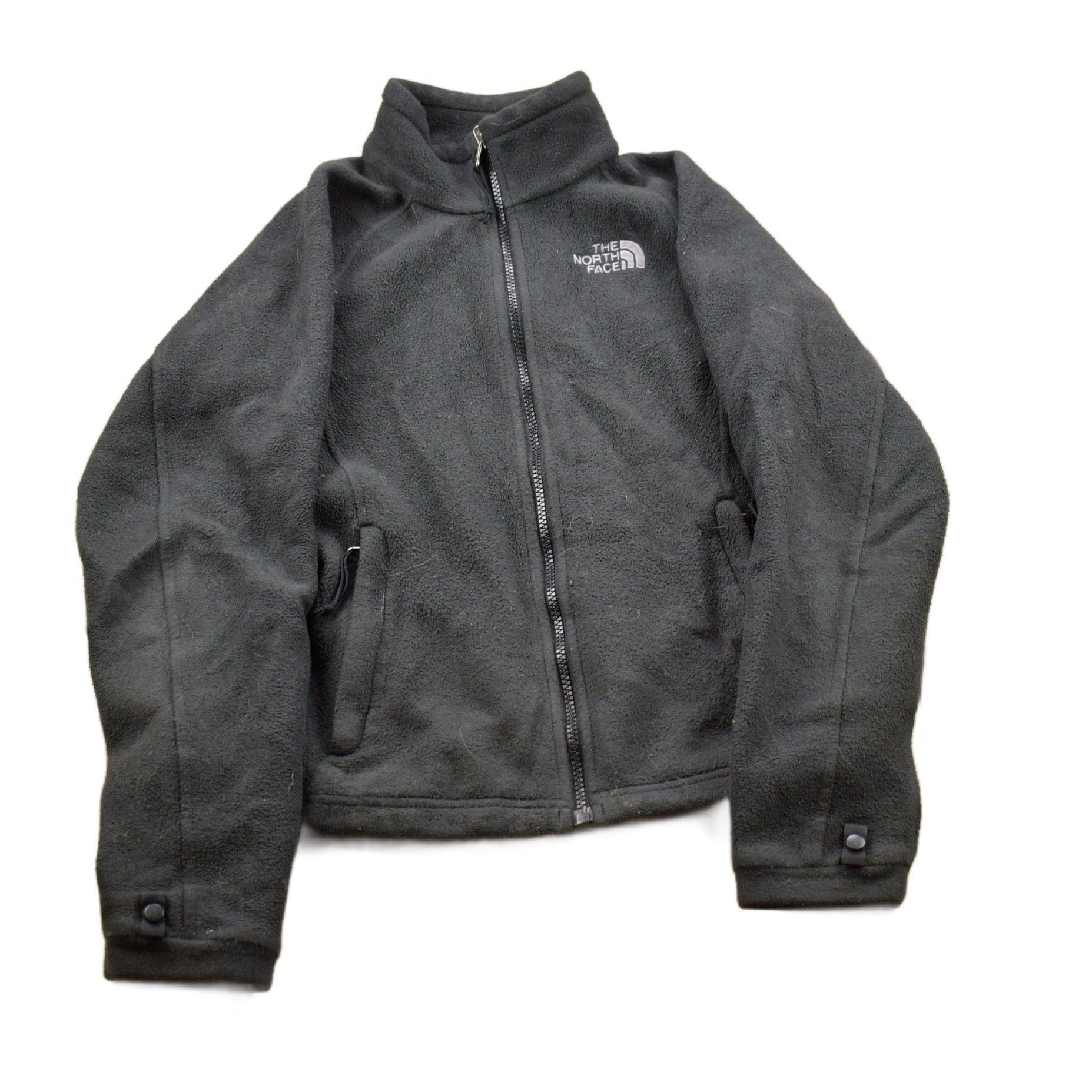 Vintage 1990s North Face Full Zip Fleece Sweater Men's XS from propervintagecanada