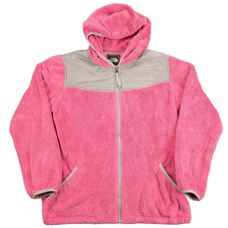 Vintage 1990s North Face Pink Zip Up Fleece Sweater Youth XL from propervintagecanada