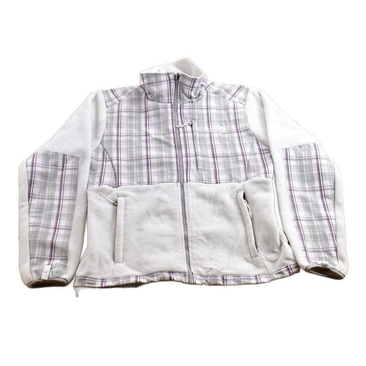 Vintage 1990s North Face Plaid Denali Fleece Sweater Women's S from propervintagecanada