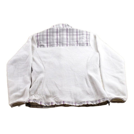 Vintage 1990s North Face Plaid Denali Fleece Sweater Women's S from propervintagecanada