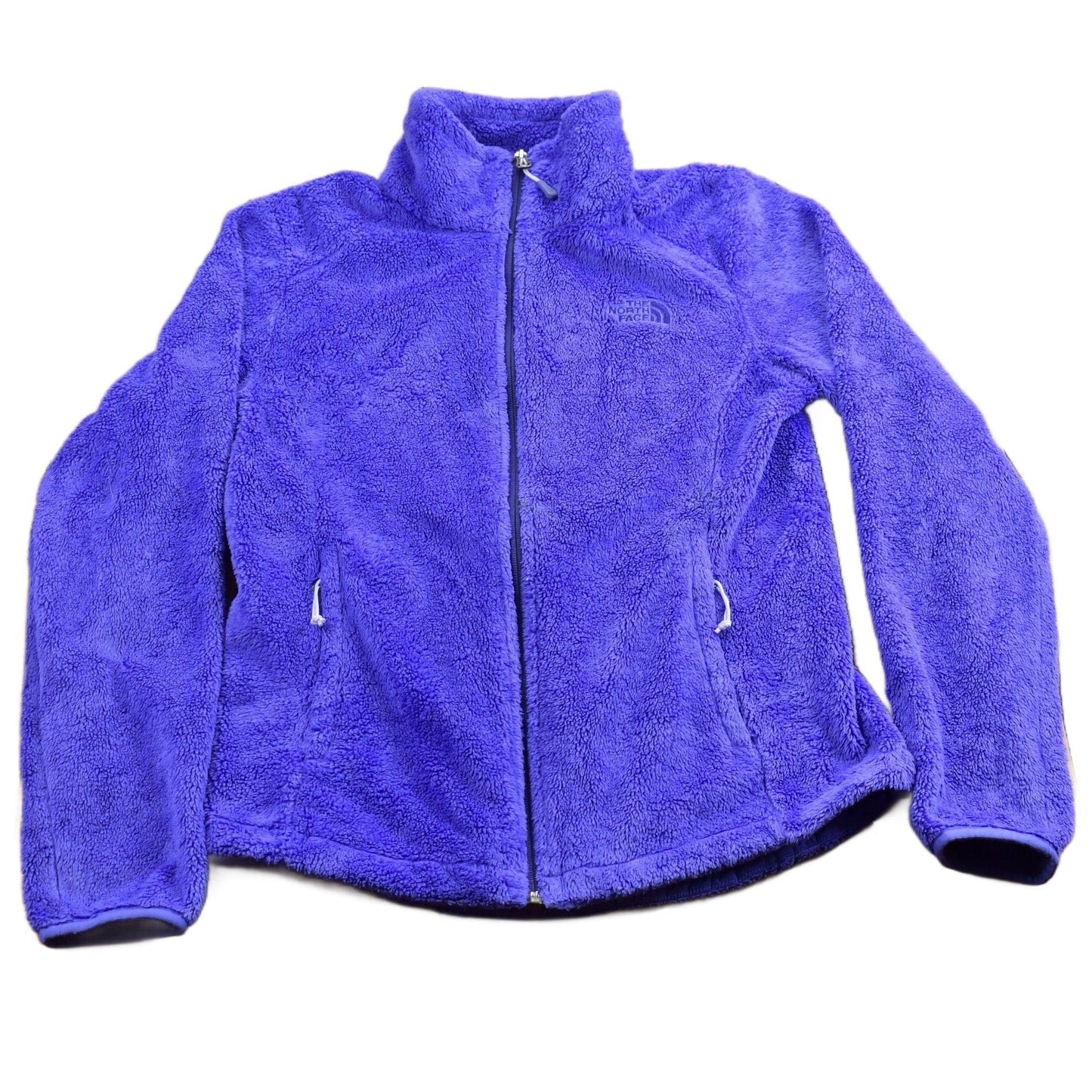 Vintage 1990s North Face Purple Fleece Full Zip Sweater Women's S from propervintagecanada