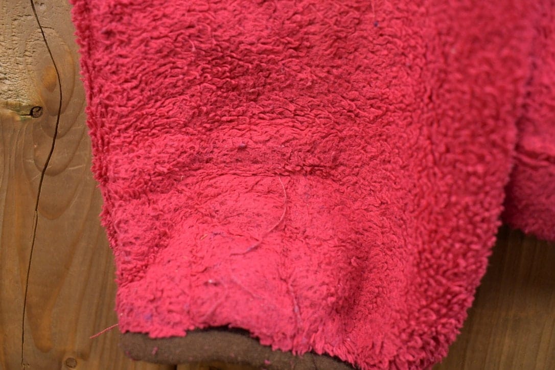 Vintage 1990s North Face Red Fleece Sweater Men's XS from propervintagecanada