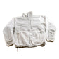 Vintage 1990s North Face White Zip Up Fleece Sweater Women's M from propervintagecanada