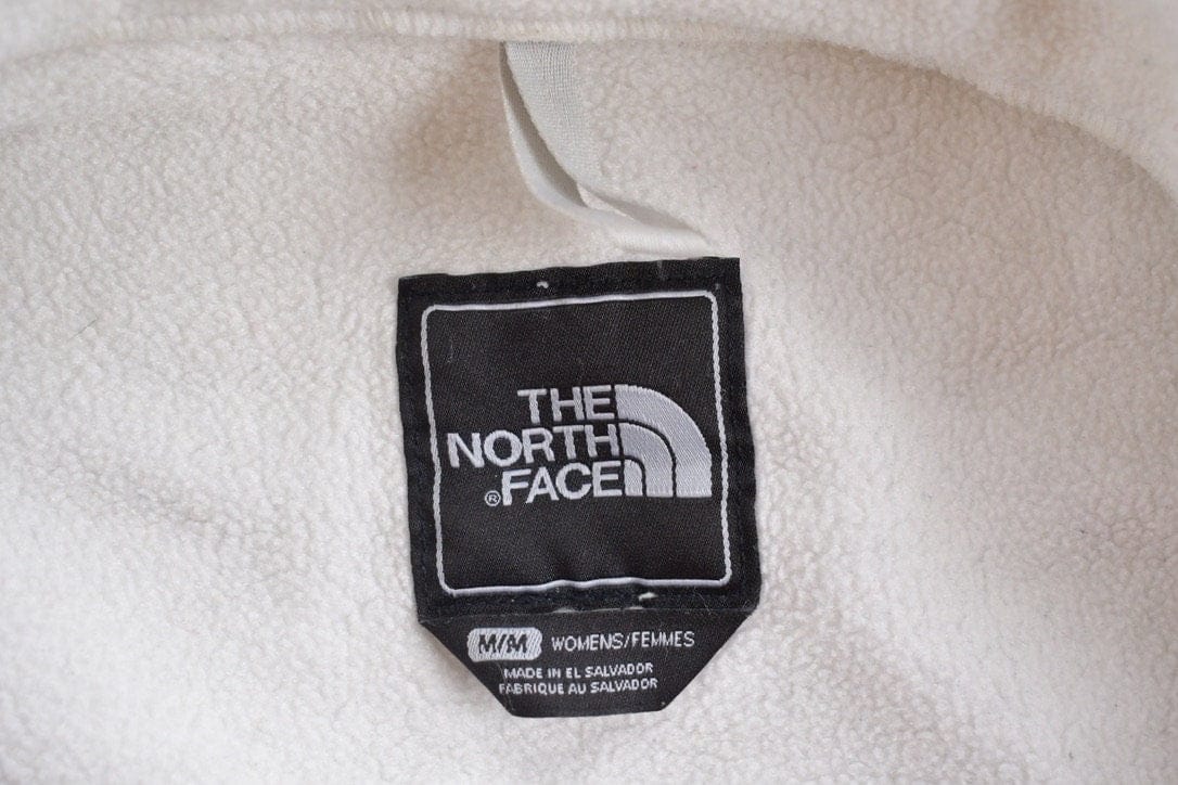 Vintage 1990s North Face White Zip Up Fleece Sweater Women's M from propervintagecanada