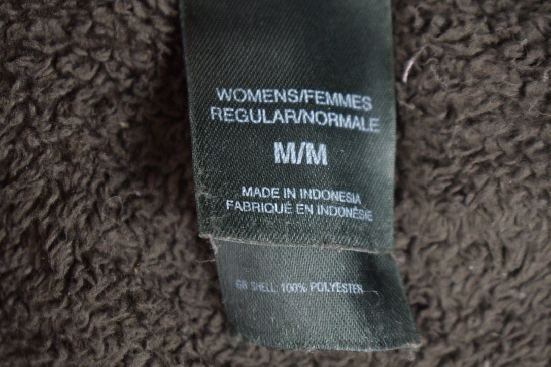 Vintage 1990s North Face Zip Up Fleece Sweater Women's M from propervintagecanada