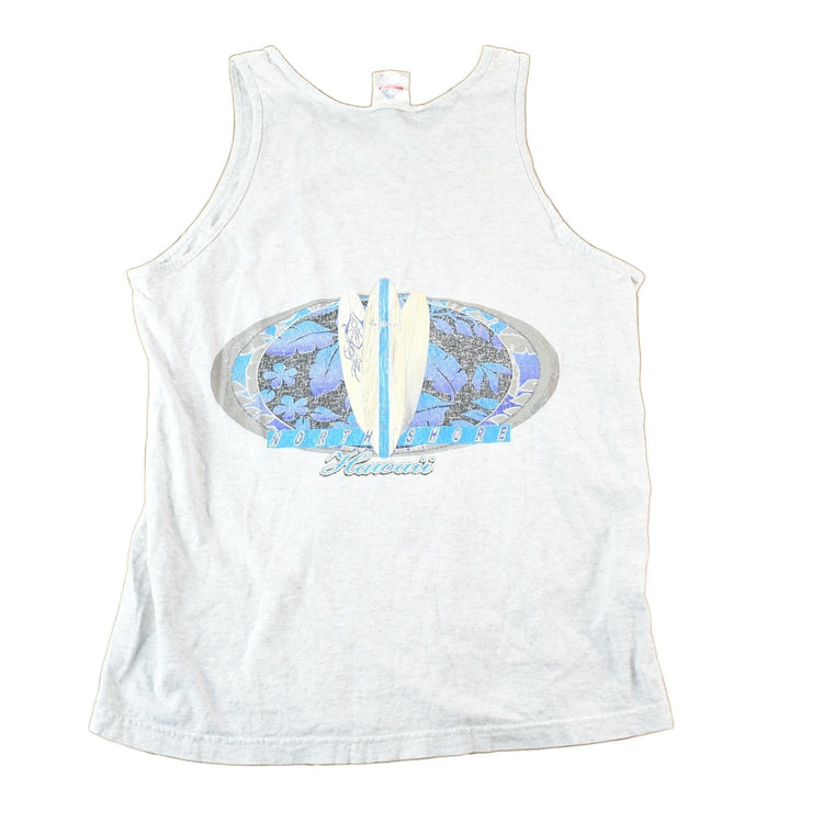 Vintage 1990s North Shore Hawaii Souvenir Surfing Tank Top Mens L from propervintagecanada
