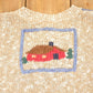 Vintage 1990s Northcrest AOP Farm Knit Cardigan Sweater Women's M from propervintagecanada