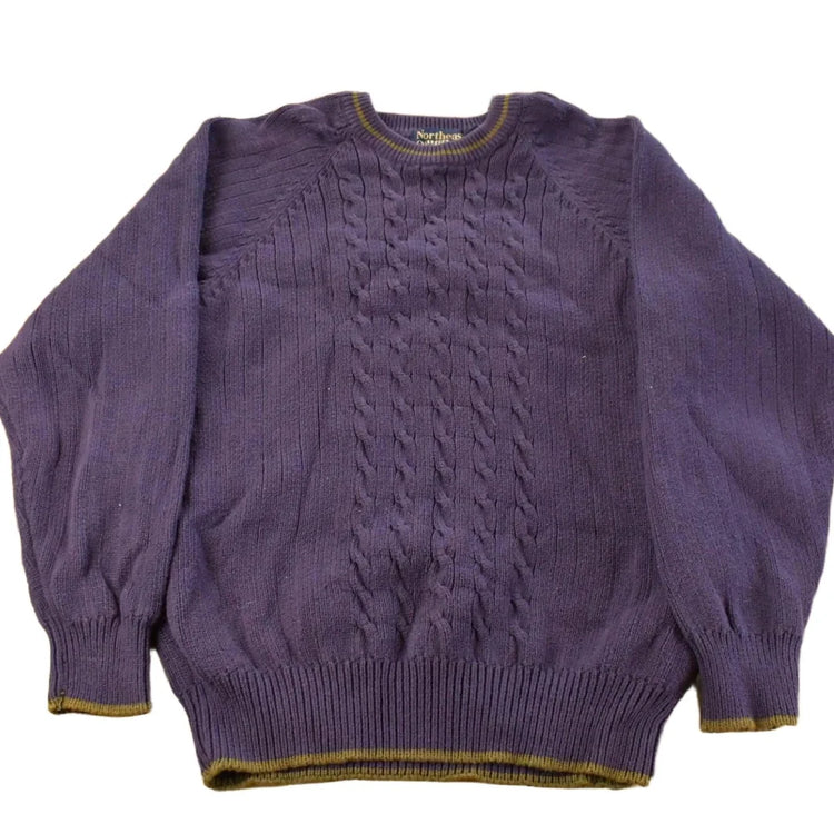 Vintage 1990s Northeast Outfitters Knit Crewneck Sweater Men's XL from propervintagecanada