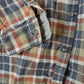 Vintage 1990s Northeast Outfitters Outdoorsman Button Up Plaid X Tall Western Heavyweight Shirt Men's XL Tall from propervintagecanada