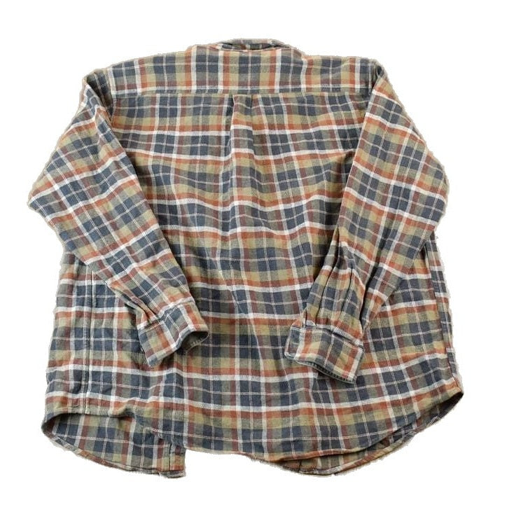 Vintage 1990s Northeast Outfitters Outdoorsman Button Up Plaid X Tall Western Heavyweight Shirt Men's XL Tall from propervintagecanada