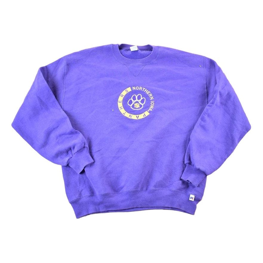 Vintage 1990s Northern Iowa Panthers University Crewneck Mens L from propervintagecanada