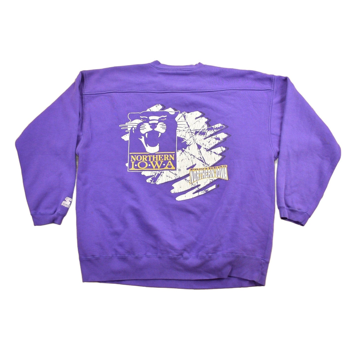 Vintage 1990s Northern Iowa Starter Crewneck Sweatshirt Men's XL from propervintagecanada