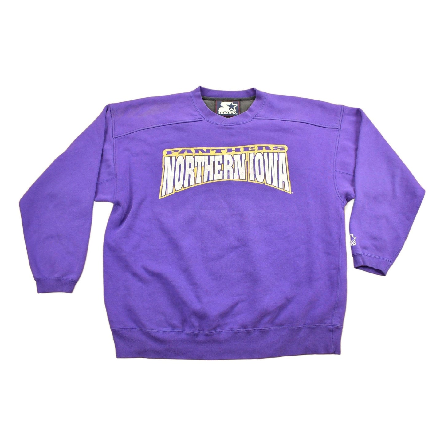 Vintage 1990s Northern Iowa Starter Crewneck Sweatshirt Men's XL from propervintagecanada