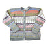 Vintage 1990s Northern Reflections AOP Wool Knit Abstract Pattern Cardigan Sweater Women&