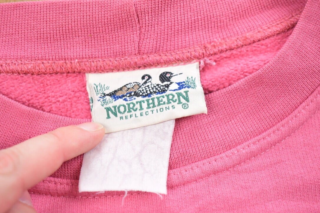 Vintage 1990s Northern Reflections Birdhouse Crewneck Sweater from propervintagecanada