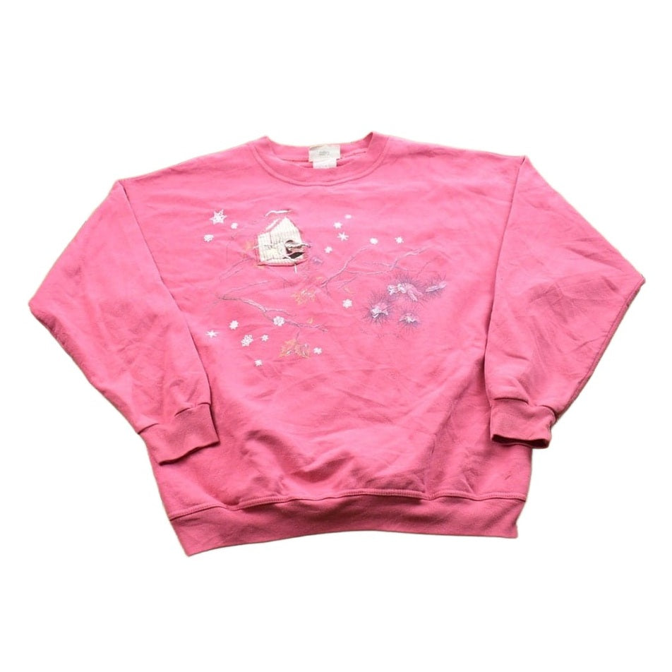 Vintage 1990s Northern Reflections Birdhouse Crewneck Sweater from propervintagecanada