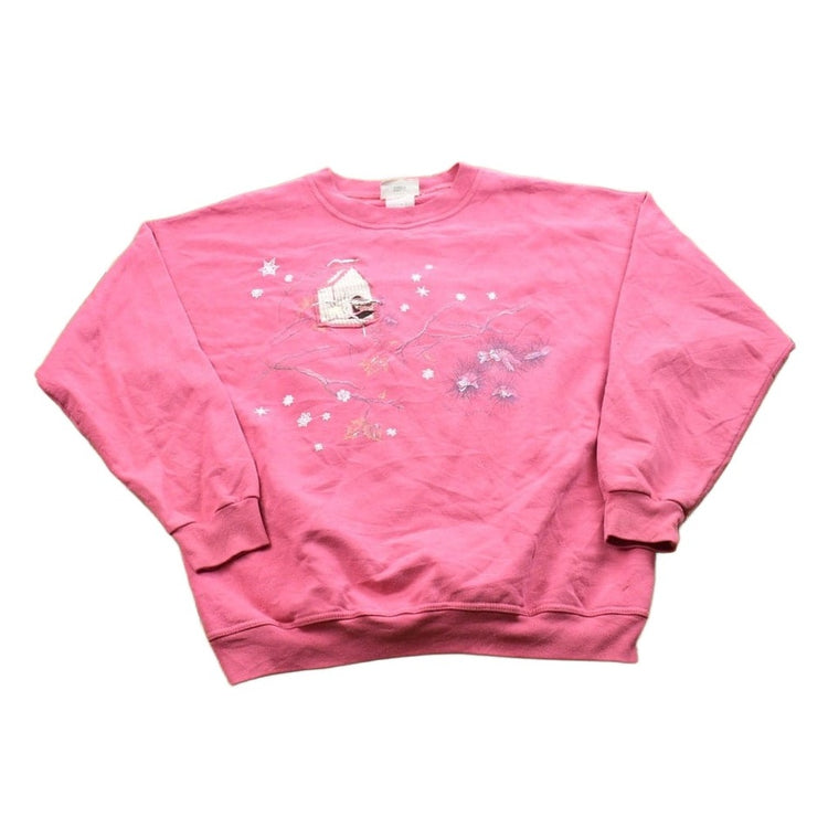 Vintage 1990s Northern Reflections Birdhouse Crewneck Sweater from propervintagecanada