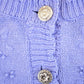 Vintage 1990s Northern Reflections Cable Knit Cardigan Sweater Women's S from propervintagecanada
