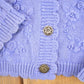 Vintage 1990s Northern Reflections Cable Knit Cardigan Sweater Women's S from propervintagecanada