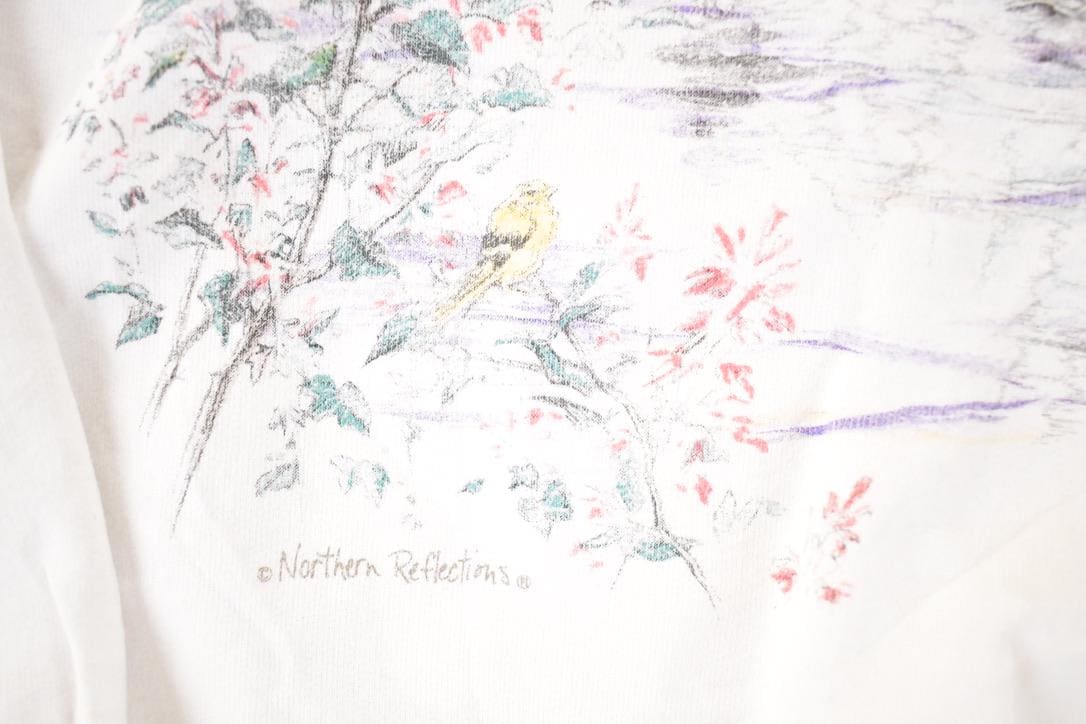 Vintage 1990s Northern Reflections Cute Loons Crewneck Sweatshirt Women's XL from propervintagecanada