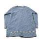 Vintage 1990s Northern Reflections Floral Wool Knit Cardigan Sweater Women's Small from propervintagecanada