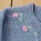 Vintage 1990s Northern Reflections Floral Wool Knit Cardigan Sweater Women's Small from propervintagecanada