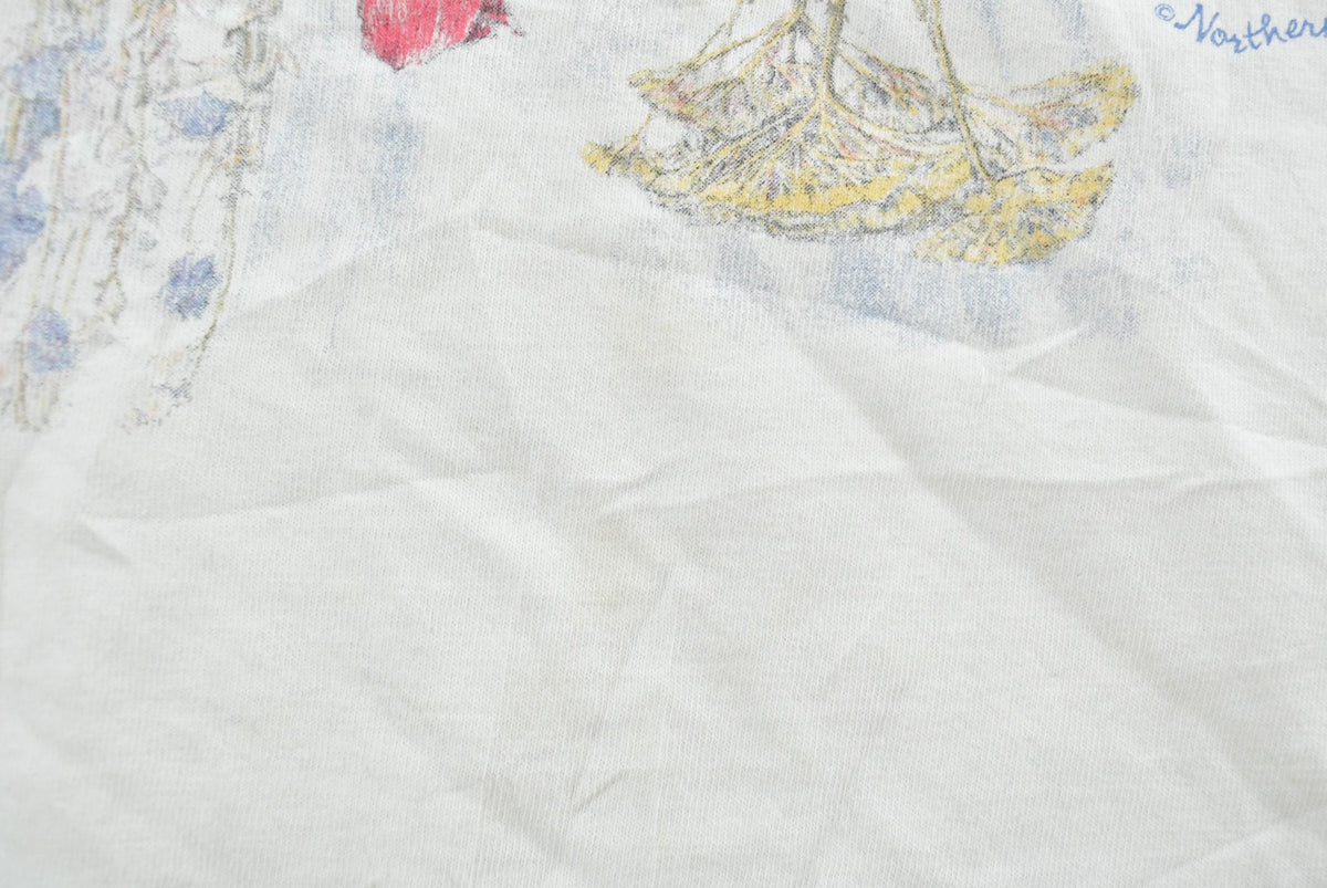 Vintage 1990s Northern Reflections Flowers Graphic T-Shirt Mens L from propervintagecanada