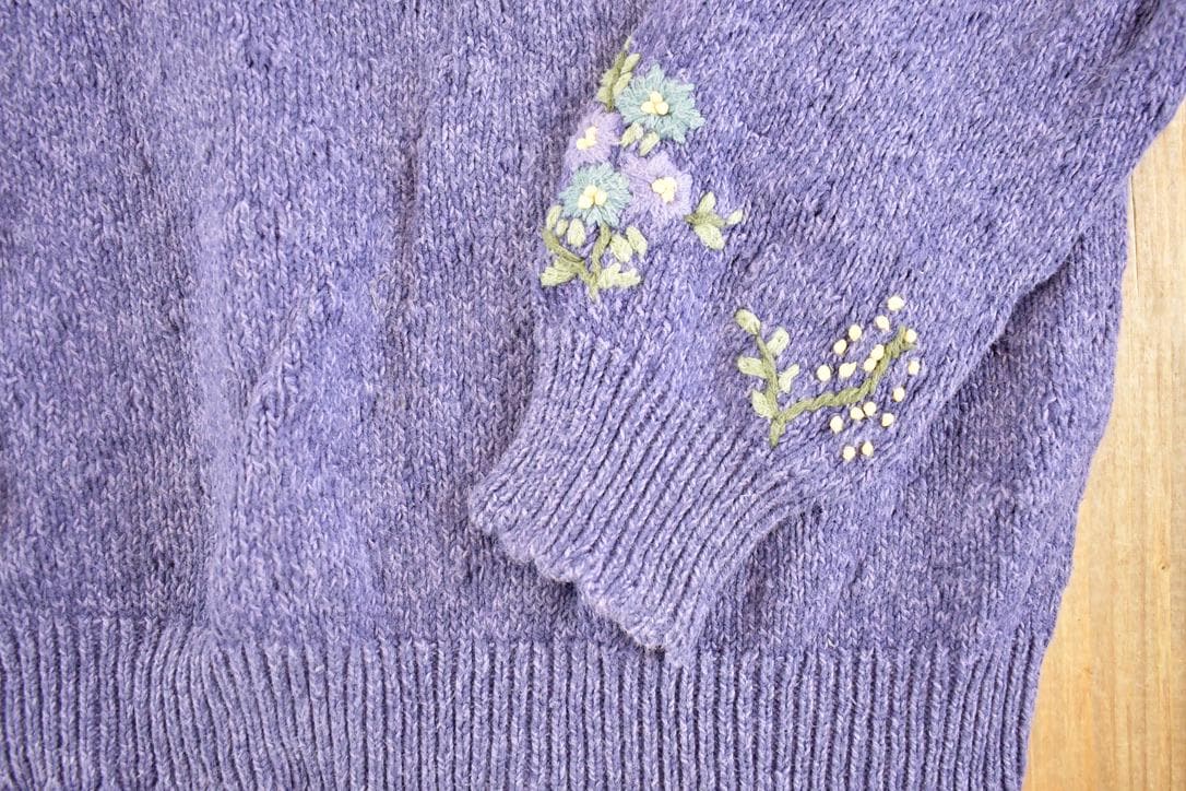 Vintage 1990s Northern Reflections Knit Crewneck Sweater Women's M from propervintagecanada