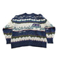 Vintage 1990s Northern Reflections Nature Landscape Knit Cardigan Sweater Womens M from propervintagecanada