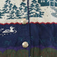 Vintage 1990s Northern Reflections Nature Landscape Knit Cardigan Sweater Womens M from propervintagecanada