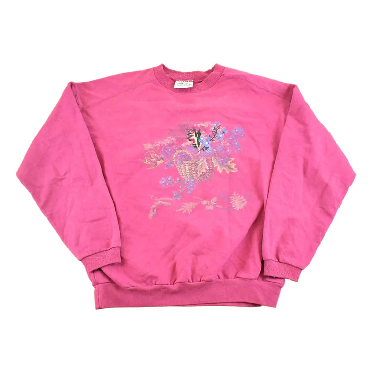 Vintage 1990s Northern Reflections Spring Theme Souvenir Crewneck Sweatshirt Women's L from propervintagecanada