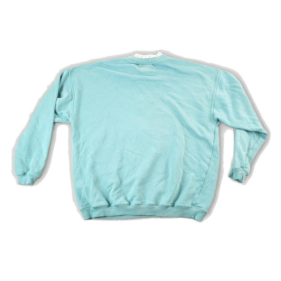 Vintage 1990s Northern Treasures Double Collar Crewneck Sweatshirt Womens L from propervintagecanada