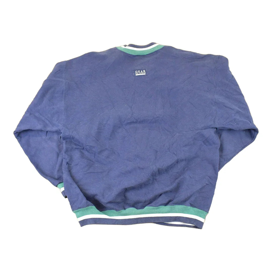 Vintage 1990s Northwest Airlines Embroidered Crewneck Sweatshirt Mens L from propervintagecanada