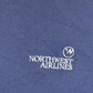 Vintage 1990s Northwest Airlines Embroidered Crewneck Sweatshirt Mens L from propervintagecanada