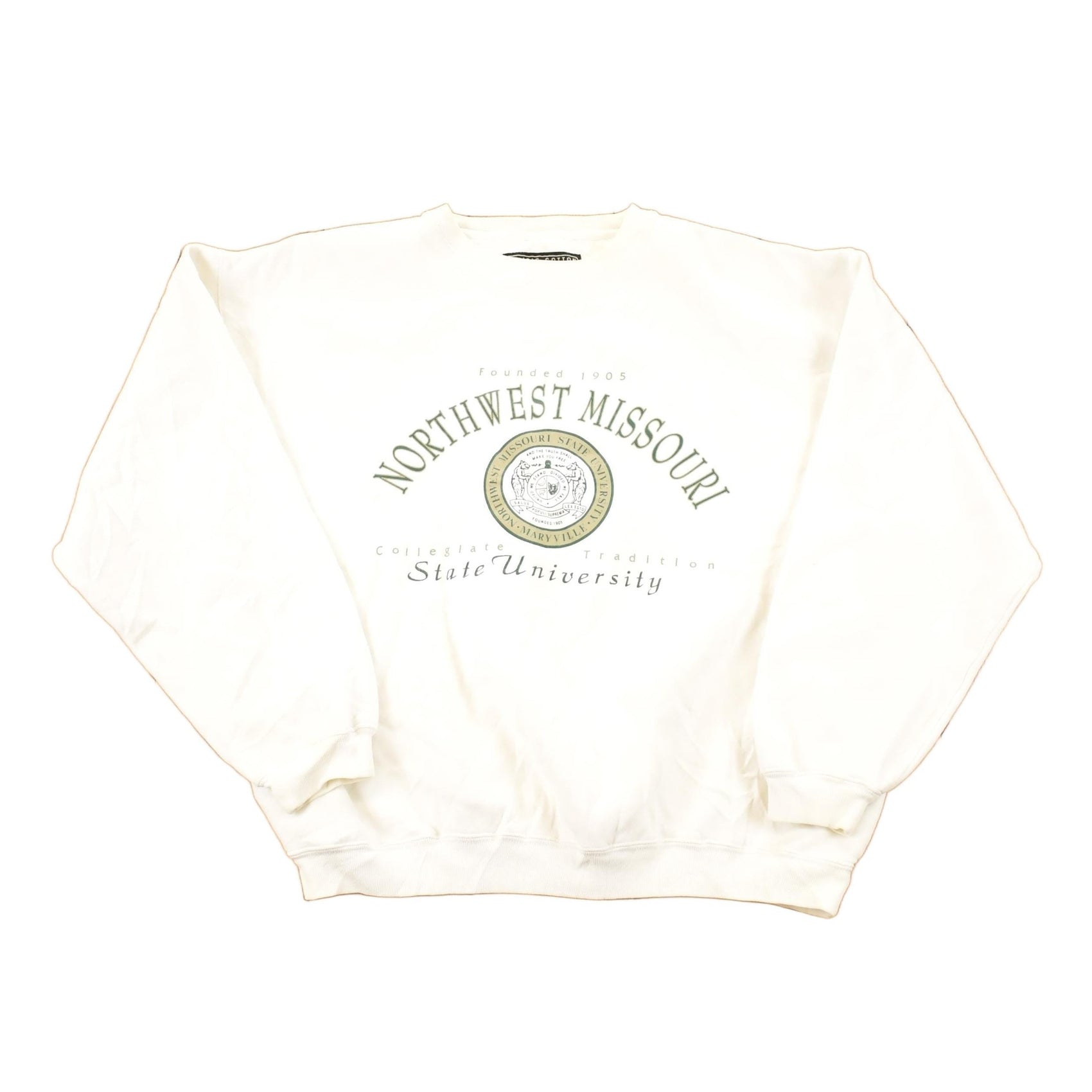 Vintage 1990s Northwest Missouri State University Crewneck Sweater Men's L from propervintagecanada