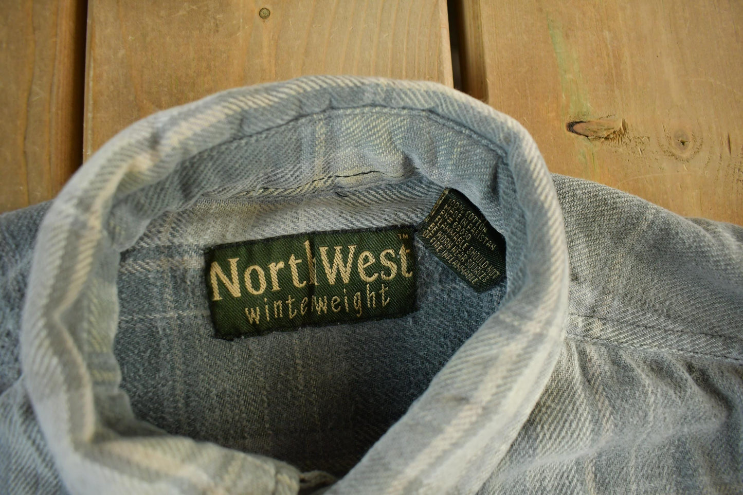 Vintage 1990s Northwest Plaid Button Up Flannel Shirt Men's XL from propervintagecanada