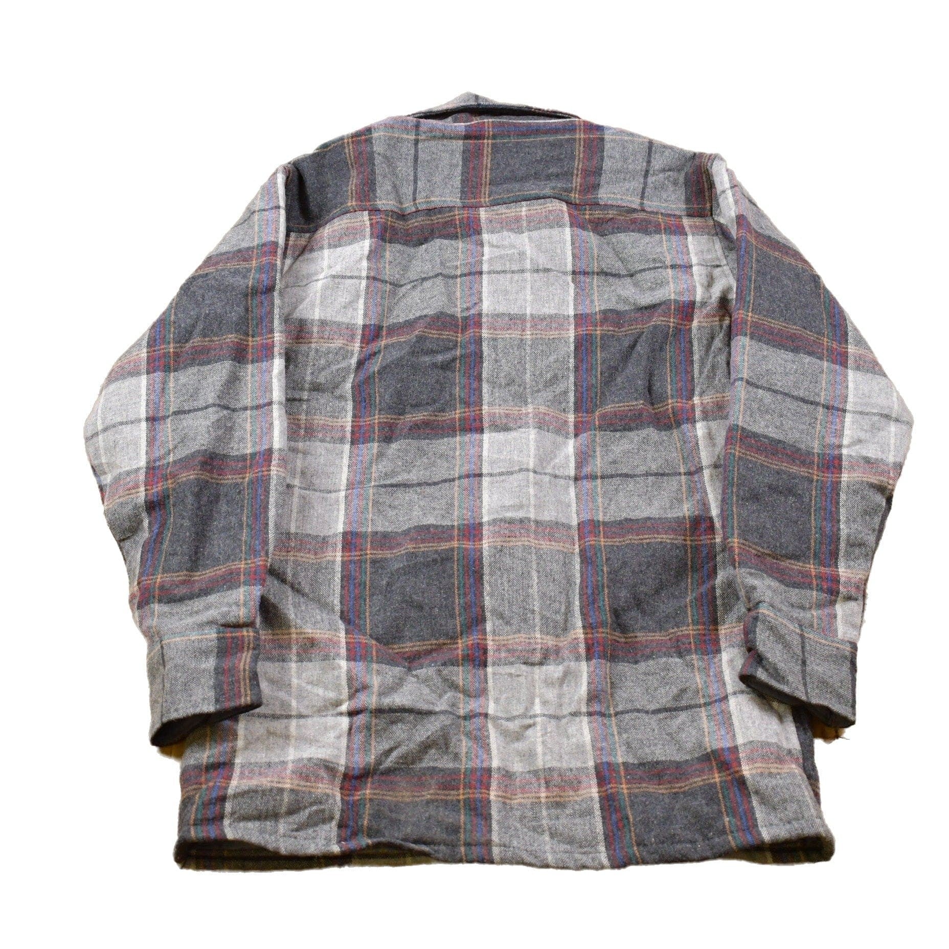 Vintage 1990s Northwest Territory Lined Plaid Button Up Shirt Men's Medium from propervintagecanada