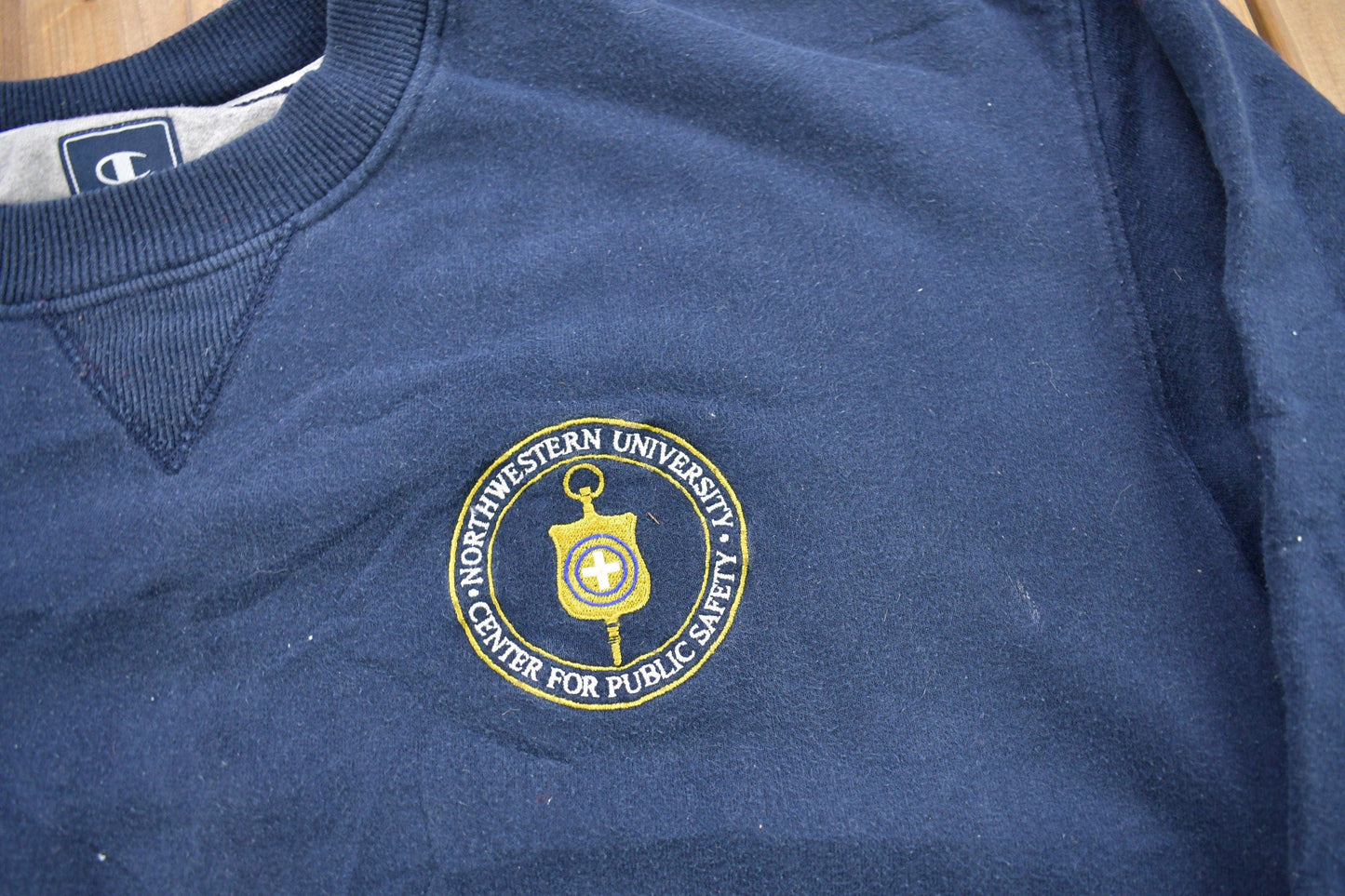 Vintage 1990s Northwestern University Collegiate Champion Crewneck Men's XL from propervintagecanada
