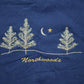 Vintage 1990s Northwoods Embroidered Nature Souvenir Crewneck Sweatshirt Men's L from propervintagecanada