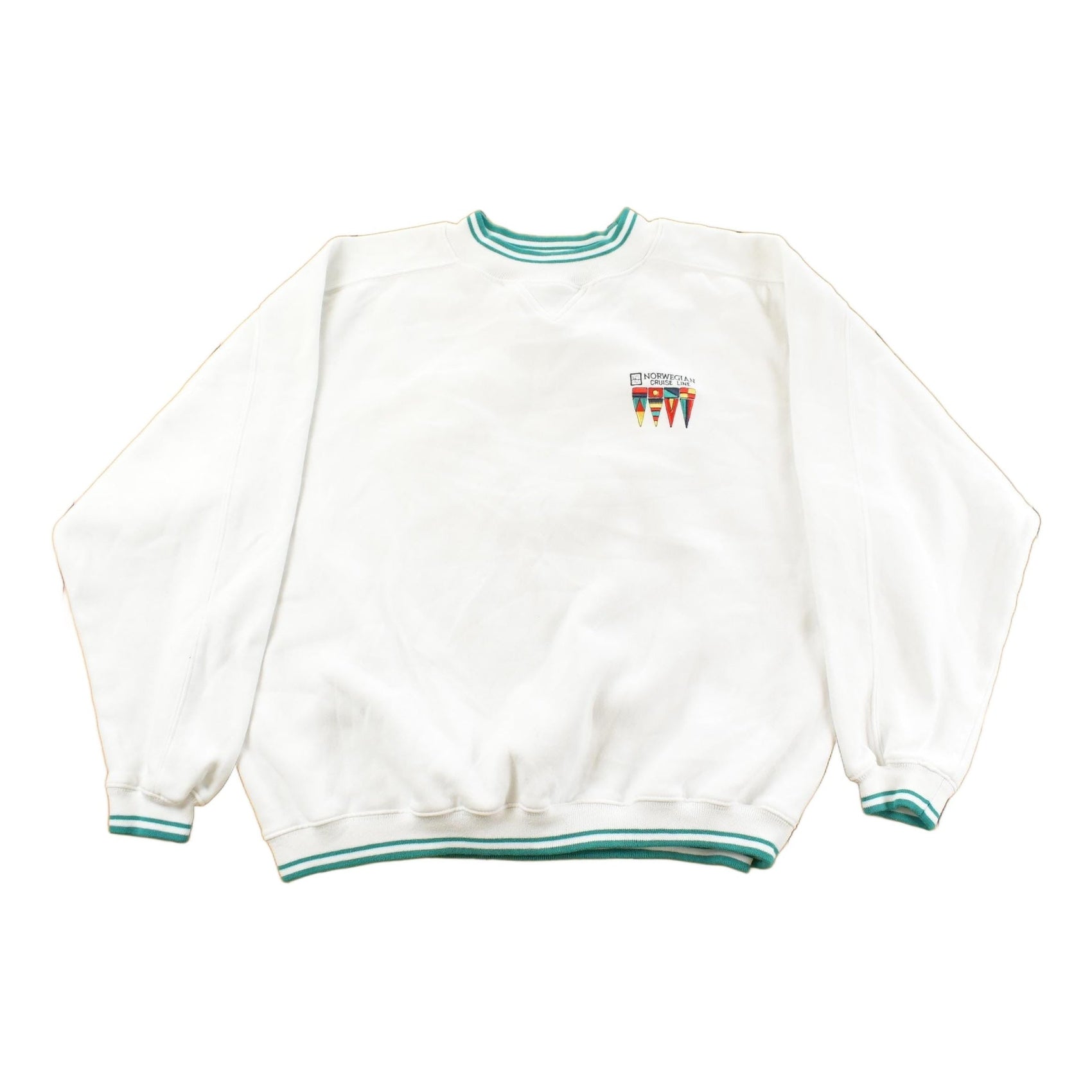 Vintage 1990s Norwegian Cruise Lines Crewneck Sweatshirt Men's XL from propervintagecanada