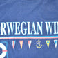 Vintage 1990s Norwegian Wind Yachting Souvenir Single Stitch Graphic Print T-Shirt Men's Large from propervintagecanada