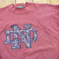 Vintage 1990s Notre Dame Fightin Irish Paisley Logo Collegiate Crewneck Sweatshirt Men's M from propervintagecanada