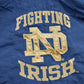 Vintage 1990s Notre Dame Fighting Irish Starter Quarter Zip Puffer Jacket Men's Medium from propervintagecanada