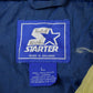 Vintage 1990s Notre Dame Fighting Irish Starter Quarter Zip Puffer Jacket Men's Medium from propervintagecanada