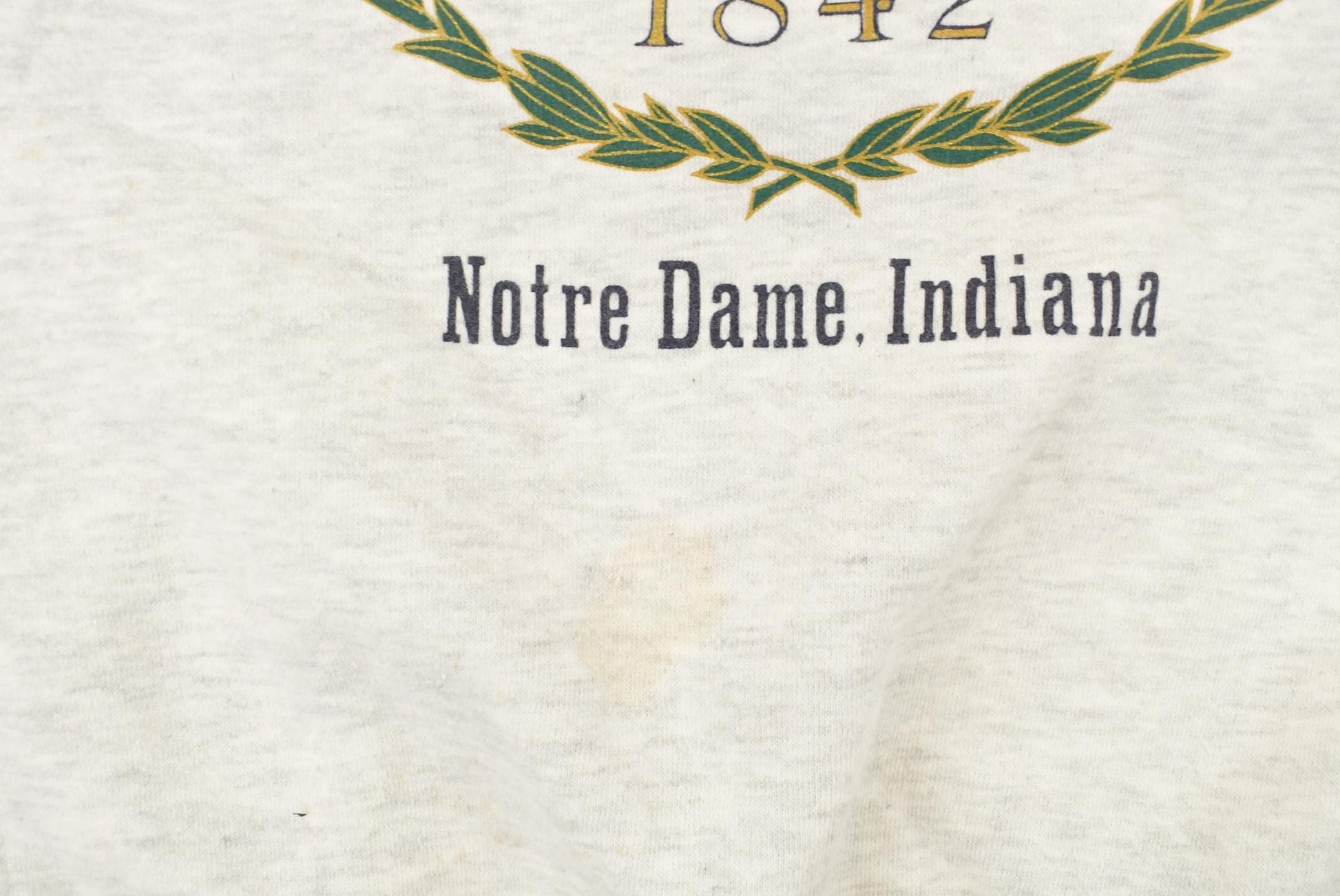 Vintage 1990s Notre Dame University Collegiate Crewneck Sweatshirt Men's Large from propervintagecanada