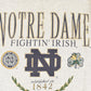 Vintage 1990s Notre Dame University Collegiate Crewneck Sweatshirt Men's Large from propervintagecanada